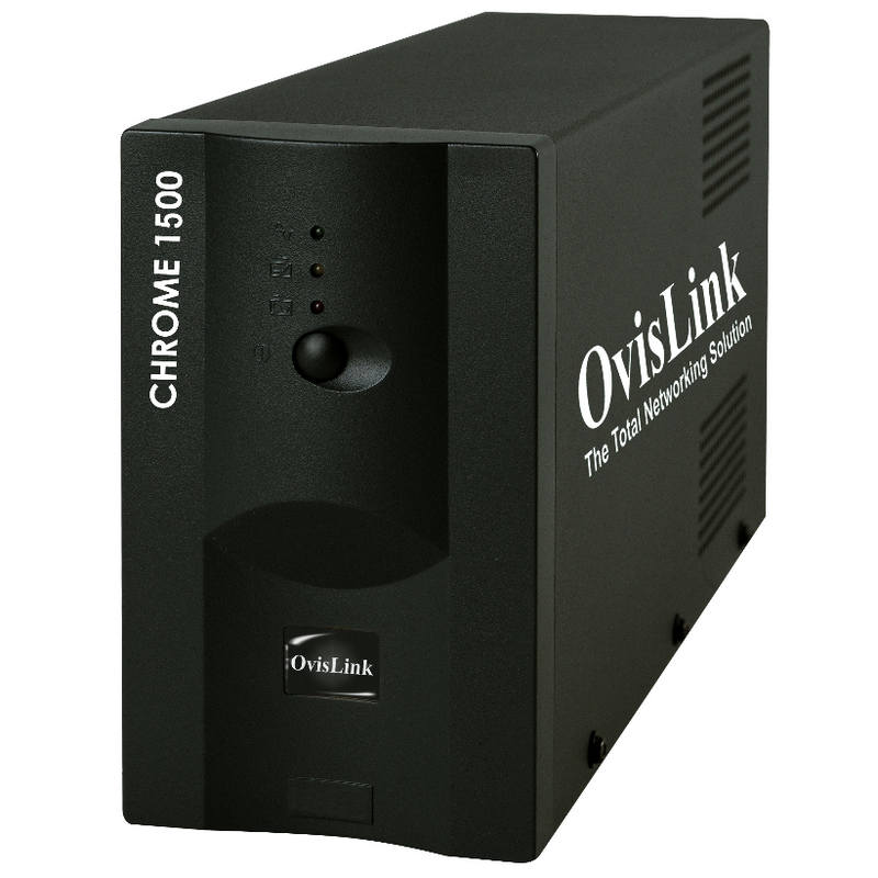 Ovislink UPS 1500VA / 750W Chrome Line Interactive AVR Ovislink UPS 1500VA / 750W Chrome Line Interactive AVR